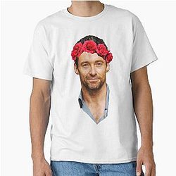Hugh Jackman Flower Classic T-Shirt