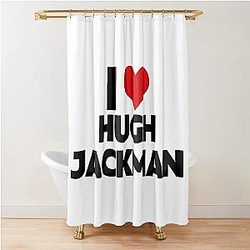 Phillip I Love Hugh Jackman Shower Curtain