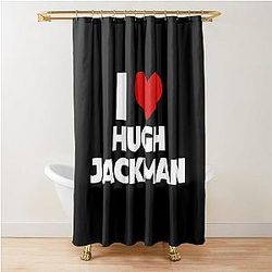 I Love Hugh Jackman Shower Curtain