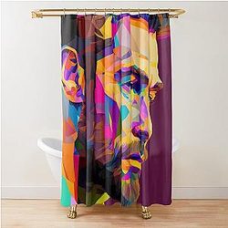 Hugh Jackman Papercraft Art Shower Curtain