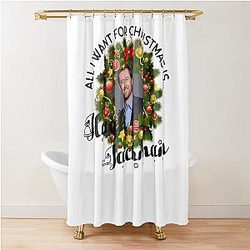 All I want for Christmas is Hugh Jackman Shower Curtain