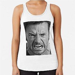 Hugh Jackman Racerback Tank Top