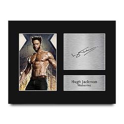 HWC Trading Hugh Jackman USL Signed Printed Autograph Wolverine X-Men Print Picture Display - US Letter Size