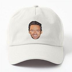 Hugh Jackman Low Poly Art Dad Hat
