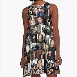 Hugh Jackman A-Line Dress