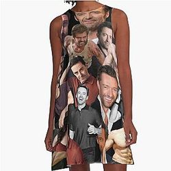 Hugh Jackman A-Line Dress