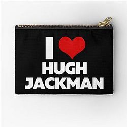 I Love Hugh Jackman Zipper Pouch