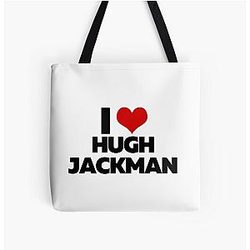 I Love Hugh Jackman Tote Bag