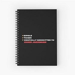 Mentally Committed To Hugh Jackman Notebook