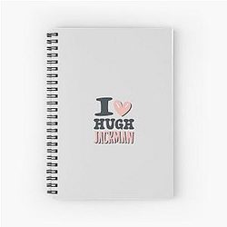 I Love Hugh Jackman Spiral Notebook