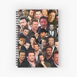 Hugh Jackman Spiral Notebook