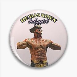 He Has Risen Baby Hugh Jackman Pin