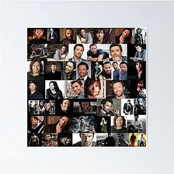 Hugh Jackman Photo Collage Poster