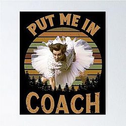 Vintage Put Me in the Coach with Jim Carrey and Hugh Jackman Poster