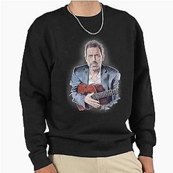 Hugh Laurie Melanie D Transparent Pullover Sweatshirt