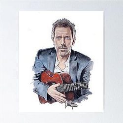 Hugh Laurie Melanie D Transparent Poster