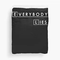 House md everybody lies hugh laurie essential t-shirt duvet cover