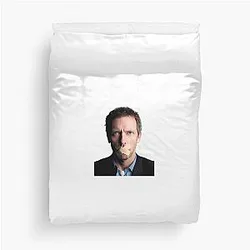 Hugh Laurie House M.D. Duvet Cover
