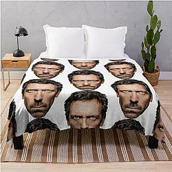 Hugh Laurie Throw Blanket