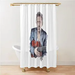 Hugh Laurie Transparent Shower Curtain