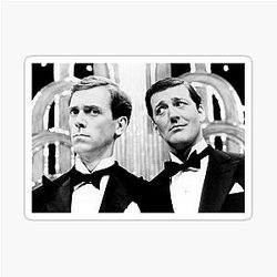 Stephen Fry and Hugh Laurie Sticker 

 Cleaned title: Stephen Fry and Hugh Laurie