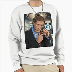 Hugh Laurie as Dr House in House fanart Pullover Sweatshirt