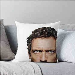 Hugh Laurie Throw Pillow