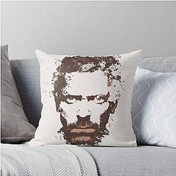 House M.D. Hugh Laurie Throw Pillow
