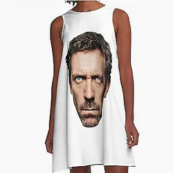 Hugh Laurie A Line Dress