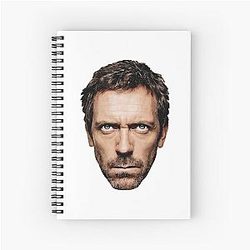 Hugh Laurie Spiral Notebook