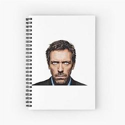 Hugh Laurie doctor House Spiral Notebook