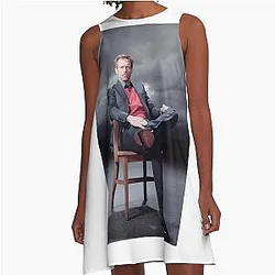 Hugh Laurie Gregory House A-Line Dress