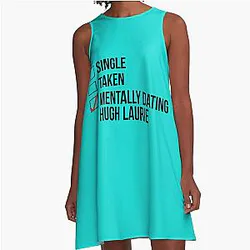 Mentally Dating Hugh Laurie A-Line Dress