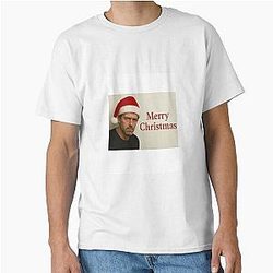 Doctor House Hugh Laurie Christmas Holiday Merry Gift Hat Meme Funny Prank Weird Classic T-Shirt