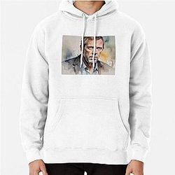 Watercolor sketch with Hugh Laurie hoodie