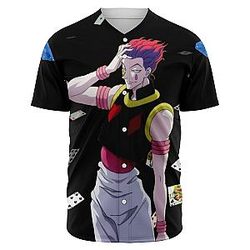 HxH Merch - Hisoka Baseball Jersey No.1