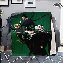 HxH Merch - HxH Character Microfleece Blanket 3D Design No.3
