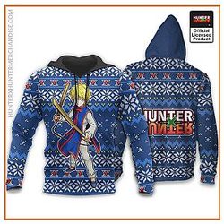 HxH Merch: Kurapika Ugly Christmas Xmas Hoodie