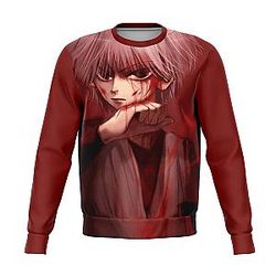 HxH Merch - Killua Zoldyck Blood 3D Sweatshirt