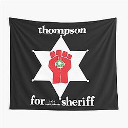 Hunter Thompson Sheriff Tapestry