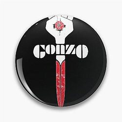 Gonzo icon Hunter S Thompson Pin