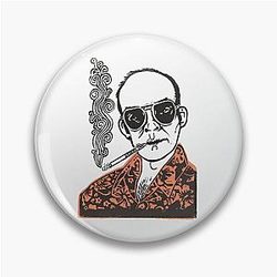 Hunter Thompson Smoking Pin