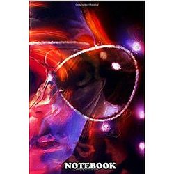 Notebook: Digital Caricature of Johnny Depp as Hunter S. Thompson, Journal for Writing, College Ruled Size 6" x 9", 110 Pages