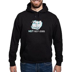 Hunter Thompson Hoodie Dark Men's Regular Fit Sweatshirt