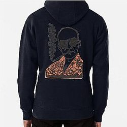 Hunter S Thompson Smoking Premium Hoodie