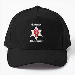Hunter S Thompson T-Shirt. Hunter S Thompson For Sheriff Baseball Cap