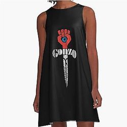 How to Pretend You Are Actually a Hunter Thompson A Line Dress
