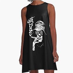 The Lazy Way to Hunter S Thompson A Line Dress