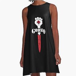 Gonzo Hunter Thompson A-Line Dress