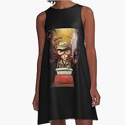 Music Hunter S Thompson Life Great People A-Line Dress